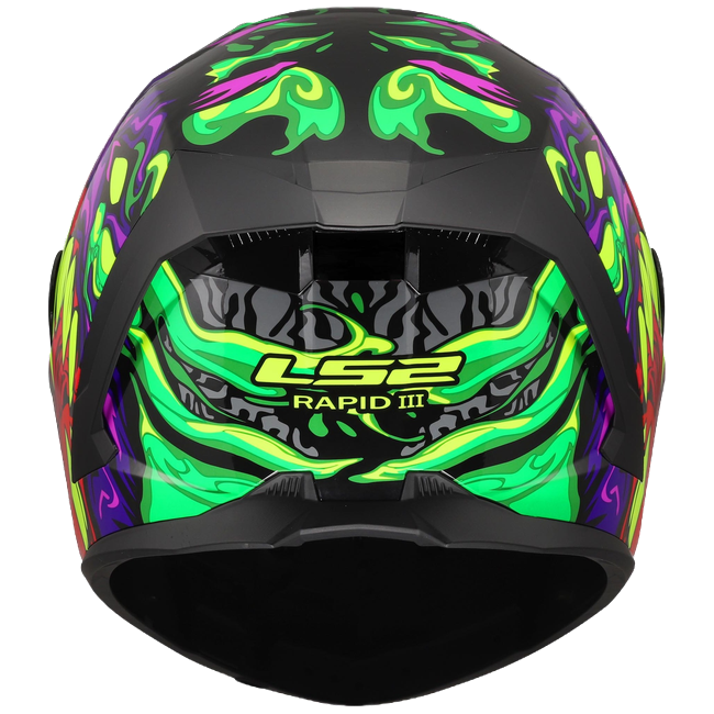 LS2 FF820 Rapid III Helmet – Lycant Purple/Green