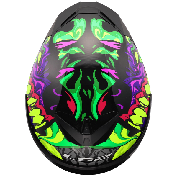 LS2 FF820 Rapid III Helmet – Lycant Purple/Green