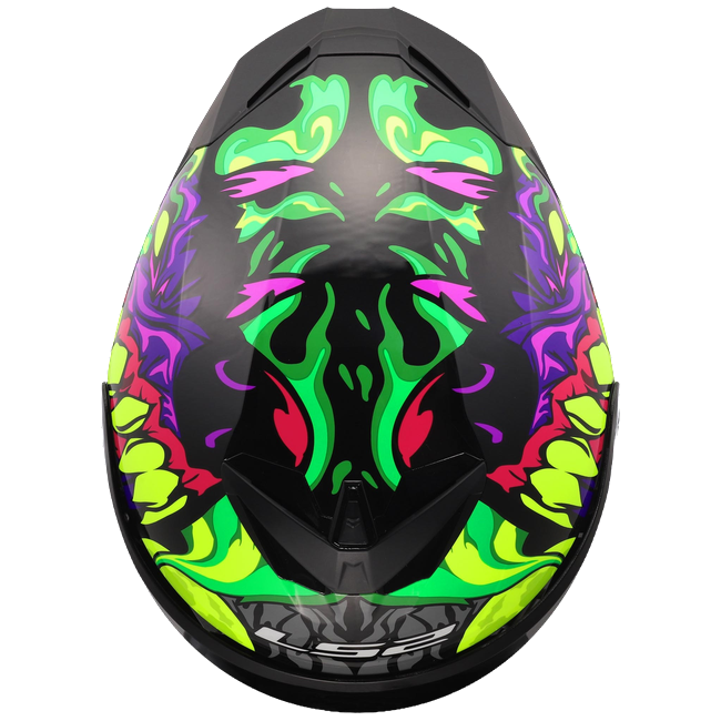 LS2 FF820 Rapid III Helmet – Lycant Purple/Green