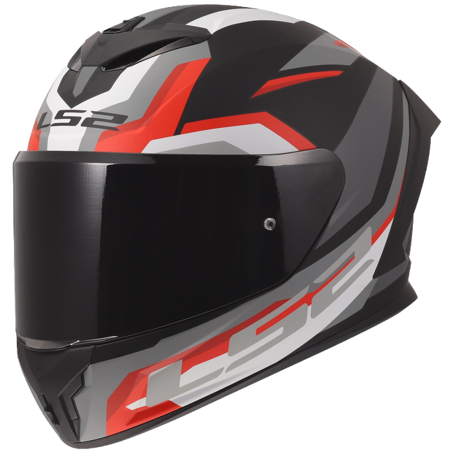 LS2 FF820 Rapid III Helmet – Hyper Black/Red