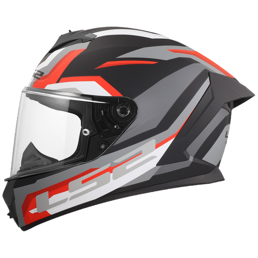 LS2 FF820 Rapid III Helm – Hyper Black/Red