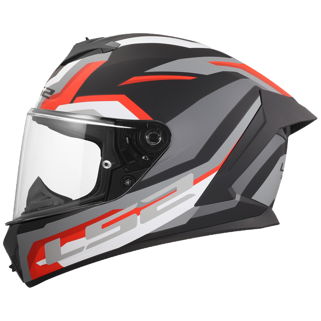 LS2 FF820 Rapid III Helmet – Hyper Black/Red