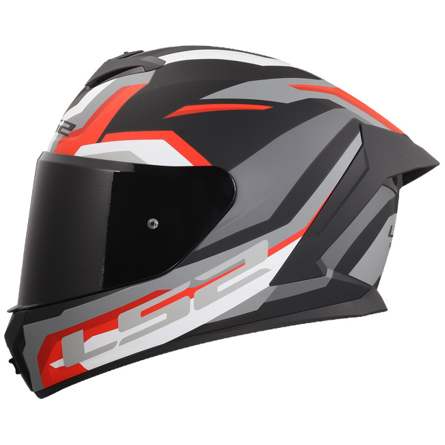LS2 FF820 Rapid III Helmet – Hyper Black/Red