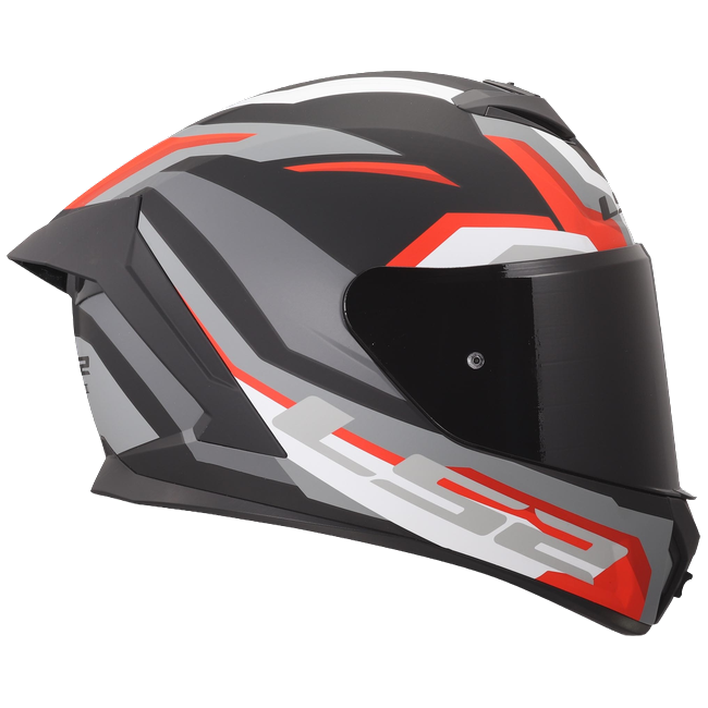 LS2 FF820 Rapid III Helmet – Hyper Black/Red