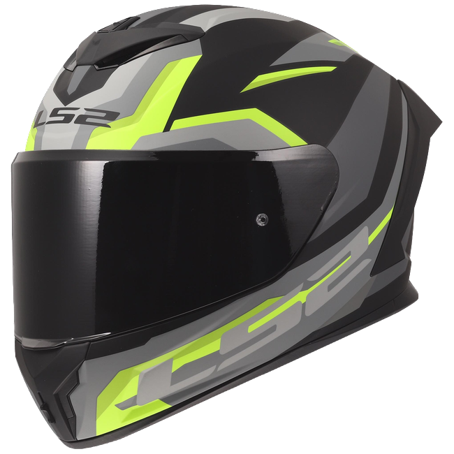 LS2 FF820 Rapid III Helmet – Hyper Black/Hi-Vis Yellow