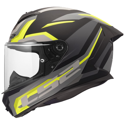 LS2 FF820 Rapid III Helmet – Hyper Black/Hi-Vis Yellow