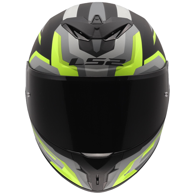 LS2 FF820 Rapid III Helmet – Hyper Black/Hi-Vis Yellow