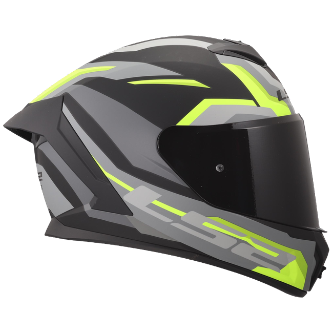 LS2 FF820 Rapid III Helmet – Hyper Black/Hi-Vis Yellow