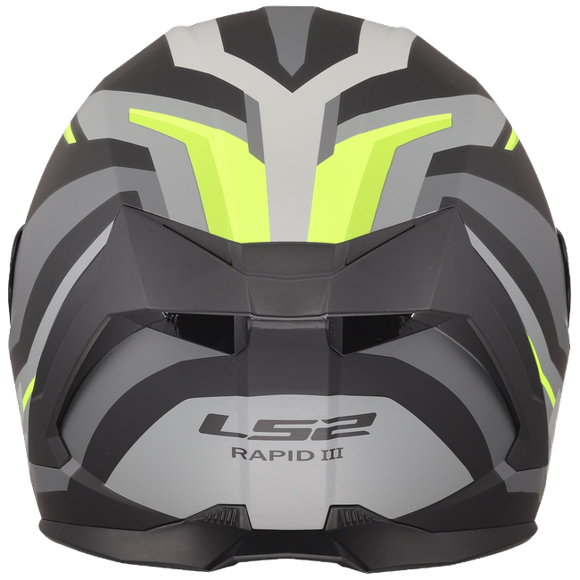 LS2 FF820 Rapid III Helmet – Hyper Black/Hi-Vis Yellow