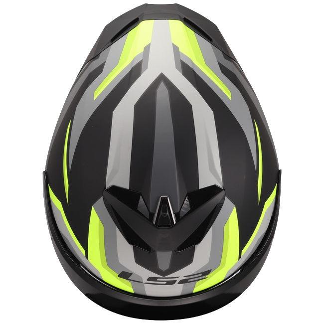 LS2 FF820 Rapid III Helmet – Hyper Black/Hi-Vis Yellow