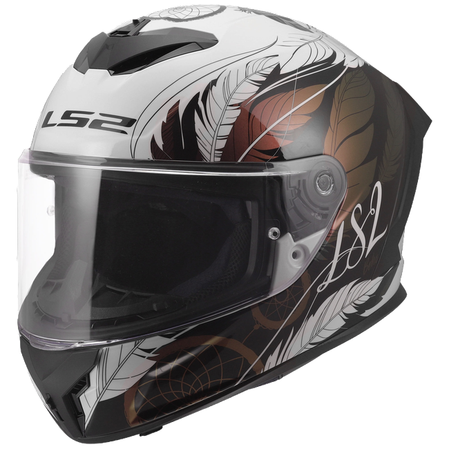 LS2 FF820 Rapid III Helmet – Boho White/Black/Pink