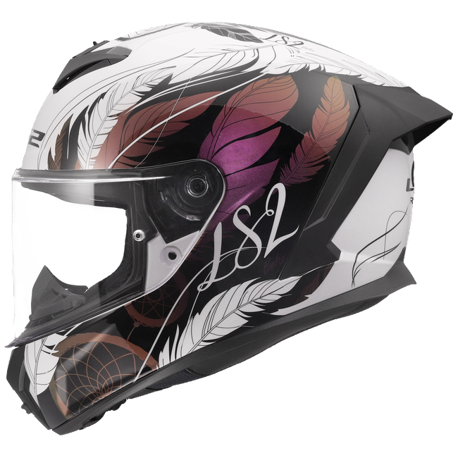 LS2 FF820 Rapid III Helmet – Boho White/Black/Pink