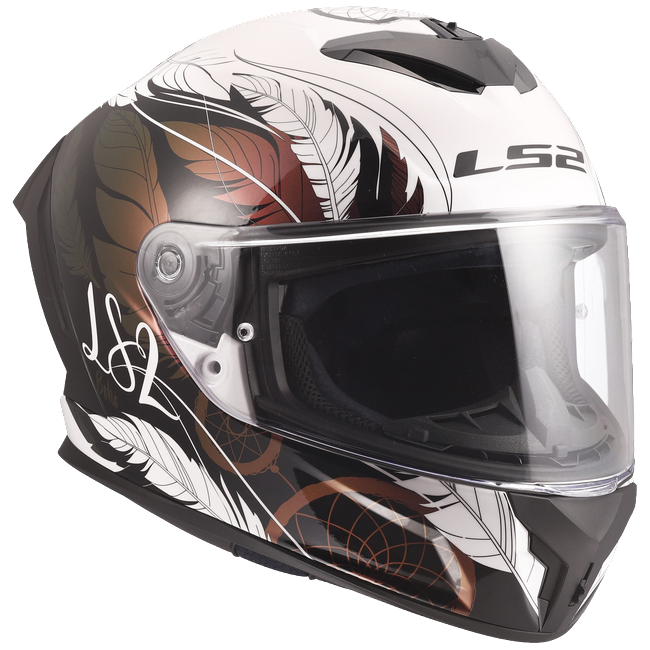 LS2 FF820 Rapid III Helmet – Boho White/Black/Pink