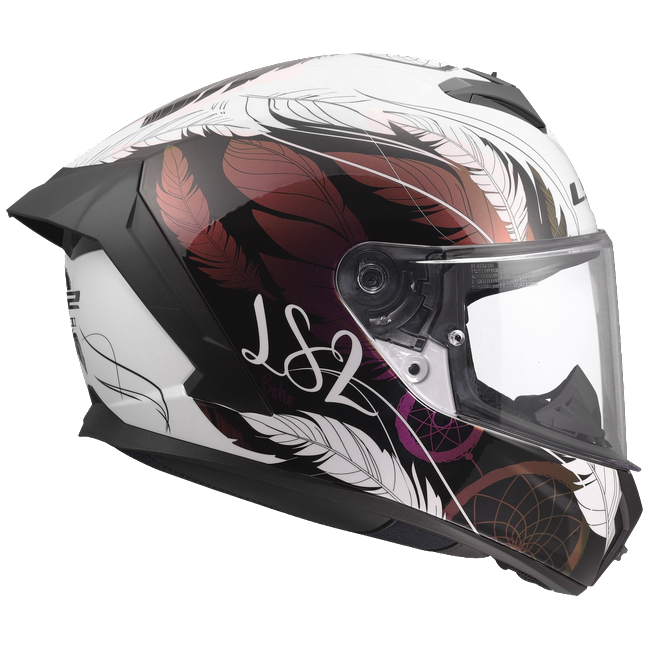 LS2 FF820 Rapid III Helmet – Boho White/Black/Pink