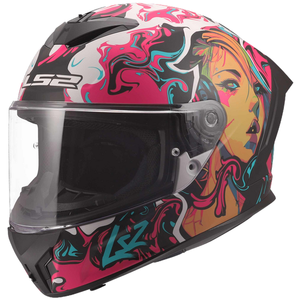 LS2 FF820 Rapid III Helmet – Cyberg Purple/Cyan