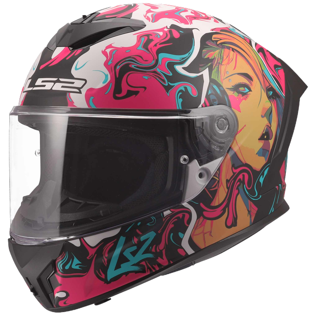 LS2 FF820 Rapid III Helmet – Cyberg Purple/Cyan