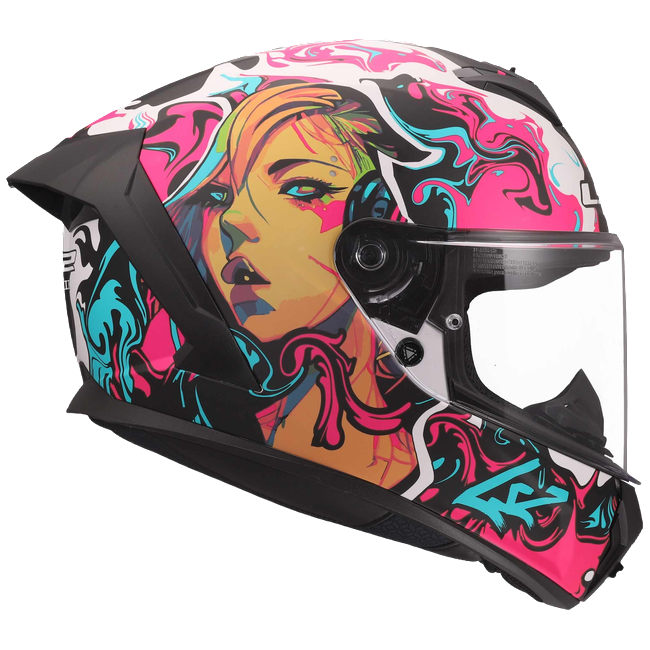 LS2 FF820 Rapid III Helmet – Cyberg Purple/Cyan