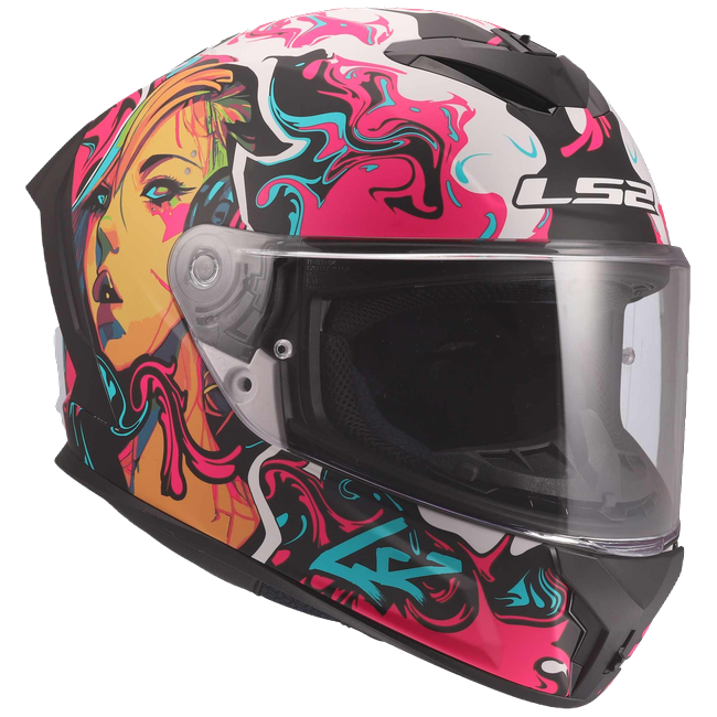 LS2 FF820 Rapid III Helmet – Cyberg Purple/Cyan