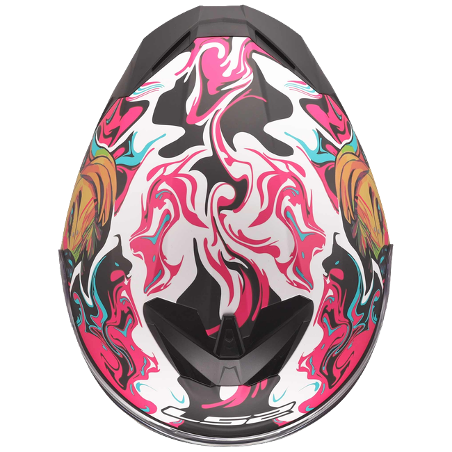 LS2 FF820 Rapid III Helmet – Cyberg Purple/Cyan