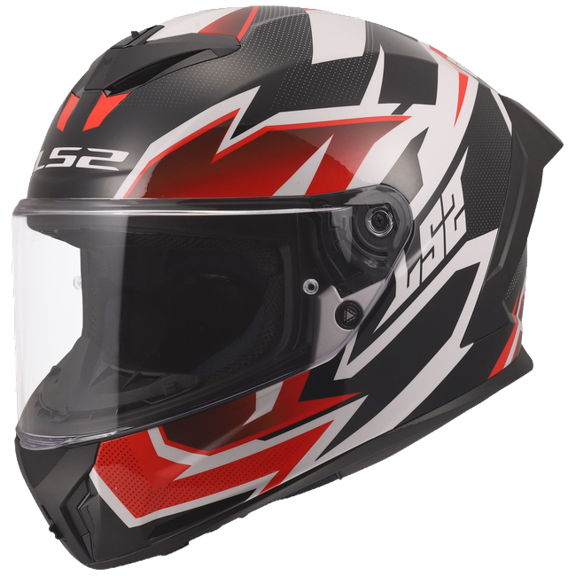 LS2 FF820 Rapid III Helmet – Xtrem White/Black/Red