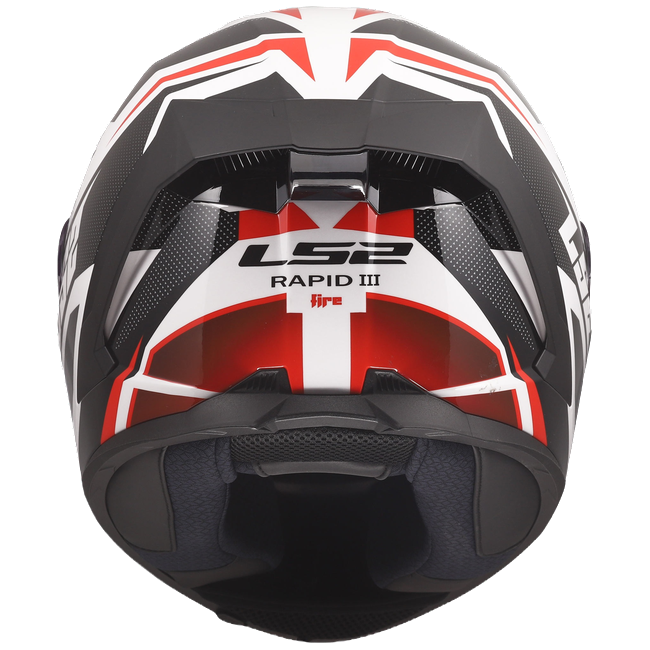 LS2 FF820 Rapid III Helmet – Xtrem White/Black/Red