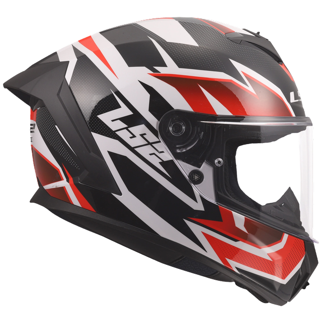 LS2 FF820 Rapid III Helmet – Xtrem White/Black/Red