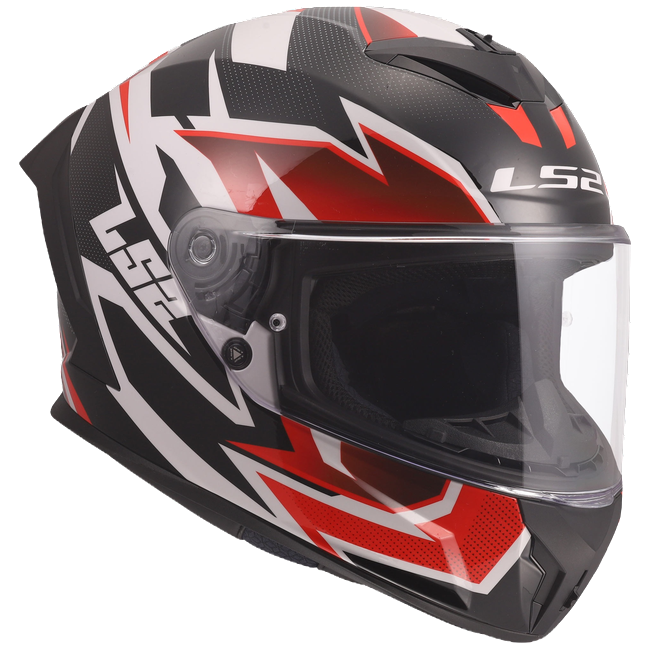 LS2 FF820 Rapid III Helmet – Xtrem White/Black/Red