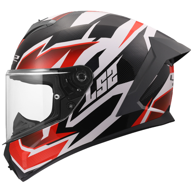 LS2 FF820 Rapid III Helmet – Xtrem White/Black/Red
