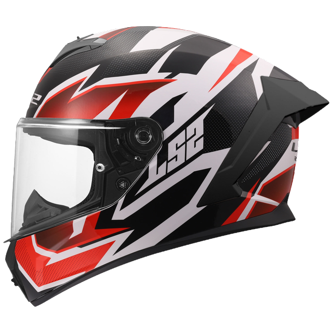LS2 FF820 Rapid III Helmet – Xtrem White/Black/Red