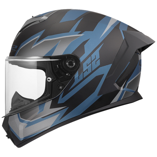 LS2 FF820 Rapid III Helmet – Xtrem Black/Blue/Petrol