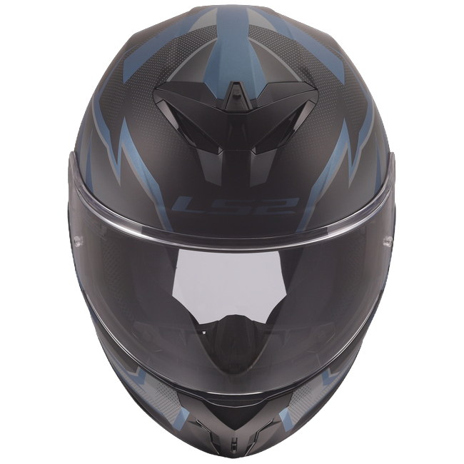 LS2 FF820 Rapid III Helmet – Xtrem Black/Blue/Petrol