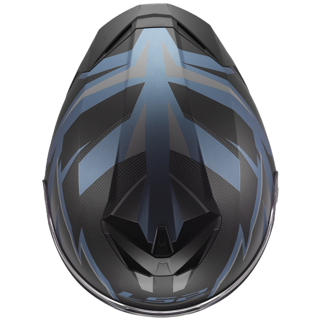 LS2 FF820 Rapid III Helmet – Xtrem Black/Blue/Petrol