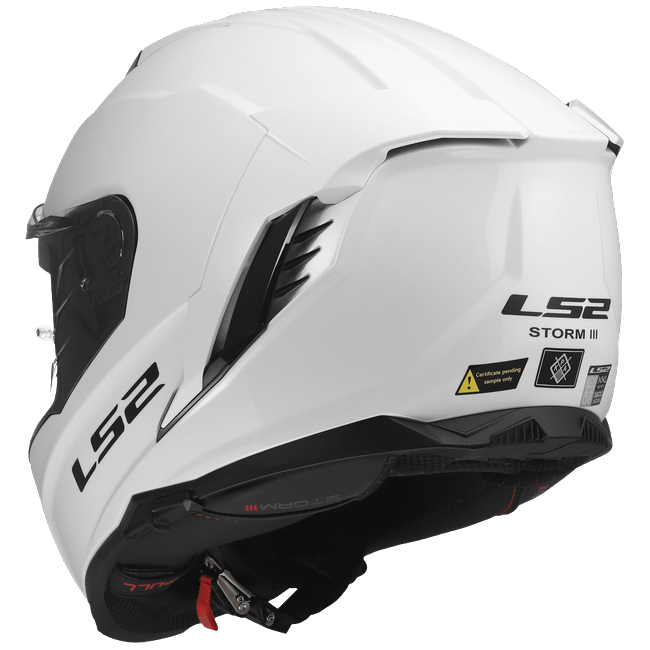 LS2 FF818 Storm III Helmet – Solid Gloss White