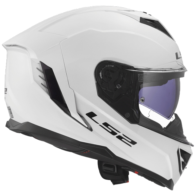 LS2 FF818 Storm III Helmet – Solid Gloss White