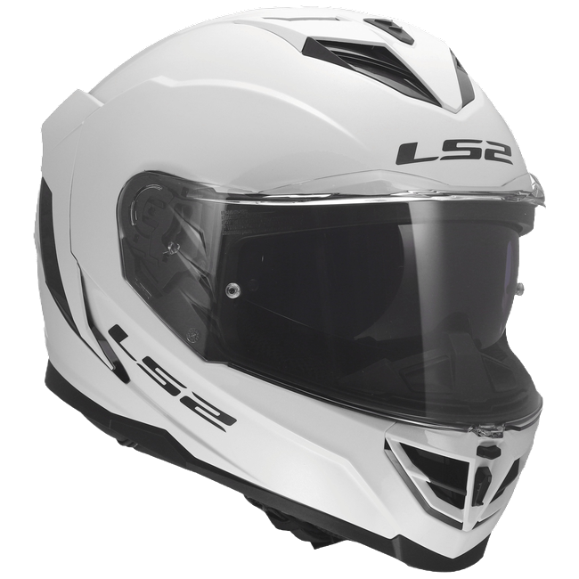 LS2 FF818 Storm III Helmet – Solid Gloss White