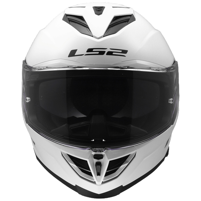LS2 FF818 Storm III Helmet – Solid Gloss White