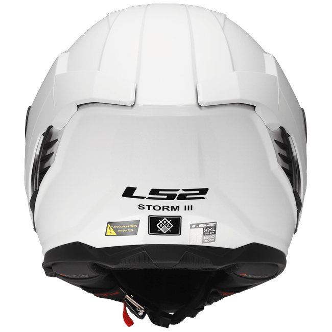 LS2 FF818 Storm III Helmet – Solid Gloss White
