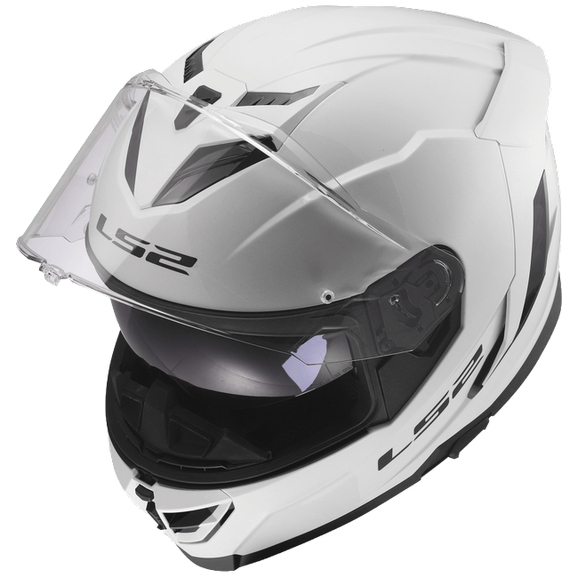 LS2 FF818 Storm III Helmet – Solid Gloss White