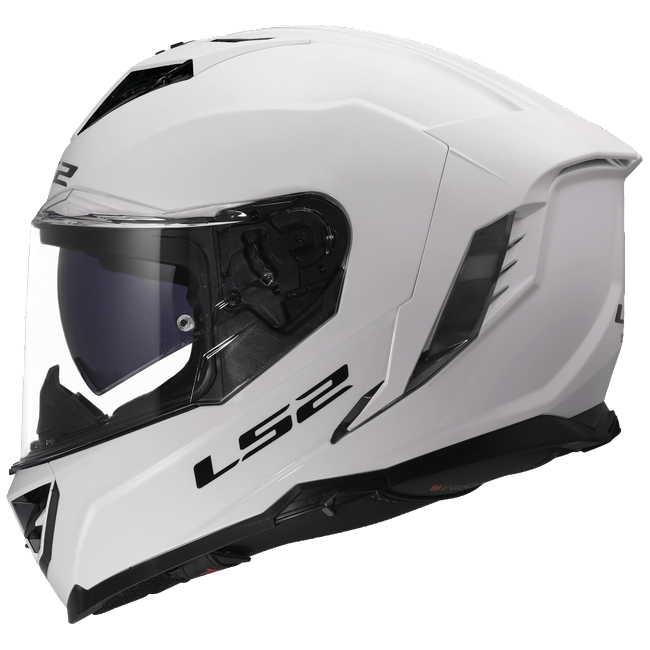 LS2 FF818 Storm III Helmet – Solid Gloss White