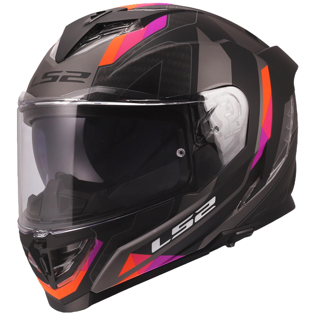 LS2 FF818 Storm III Helmet – Sporty Grey/Purple