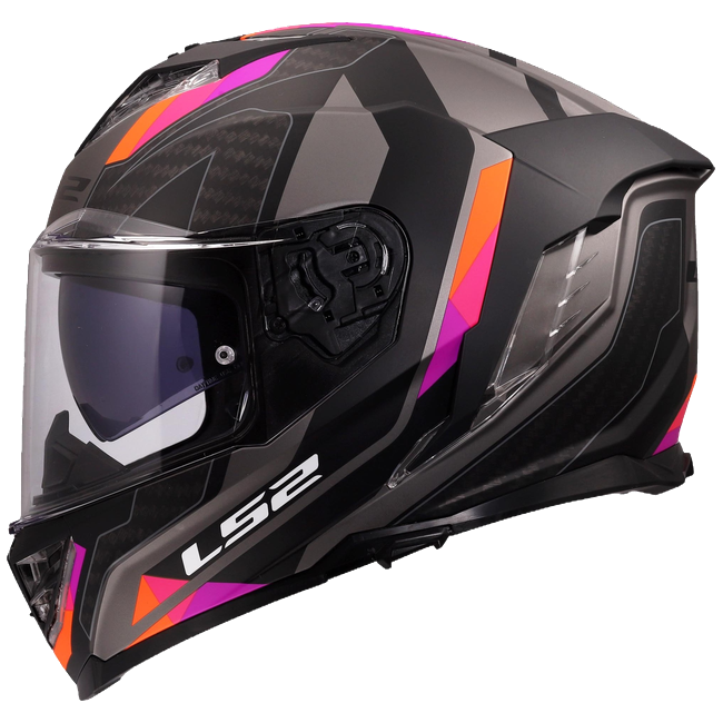 LS2 FF818 Storm III Helmet – Sporty Grey/Purple