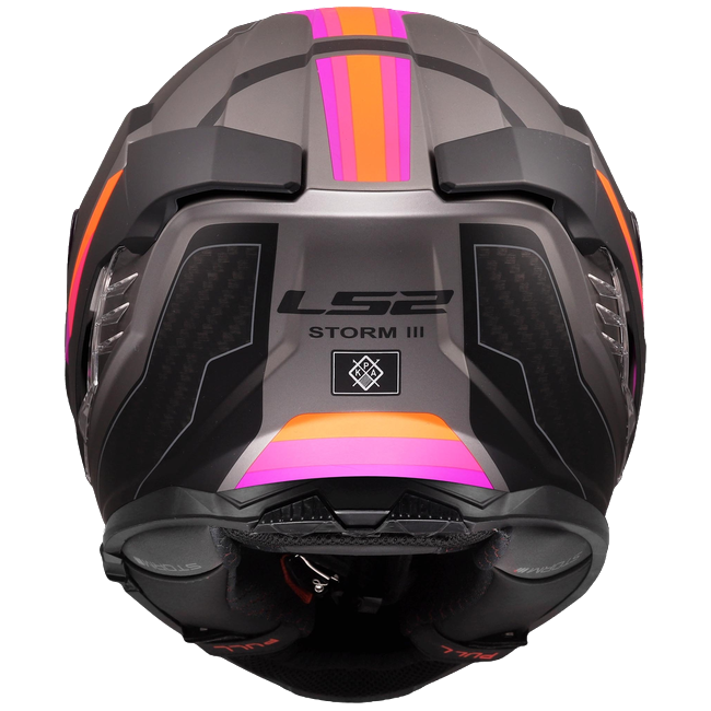 LS2 FF818 Storm III Helmet – Sporty Grey/Purple