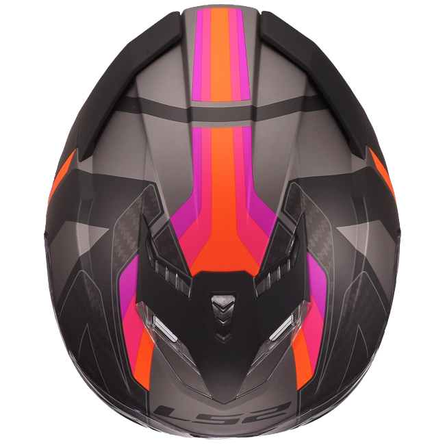 LS2 FF818 Storm III Helmet – Sporty Grey/Purple