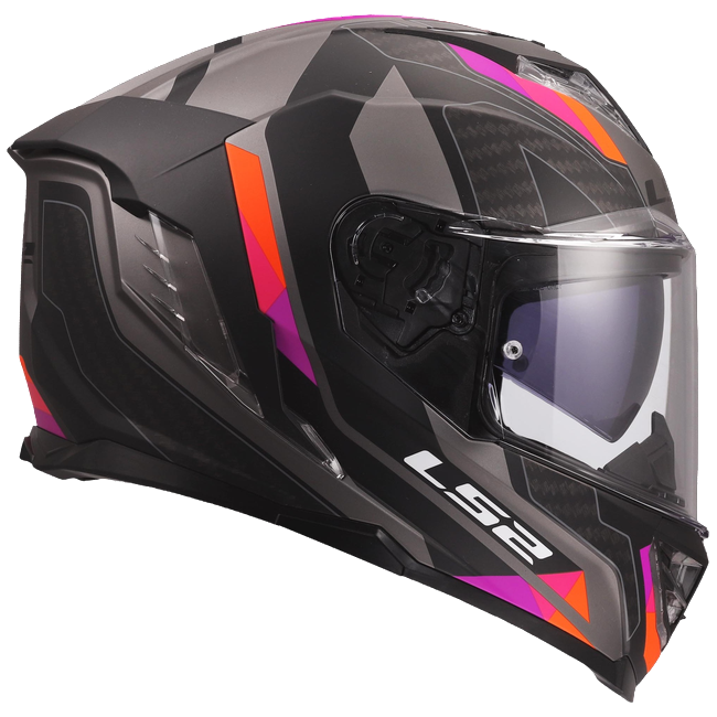 LS2 FF818 Storm III Helmet – Sporty Grey/Purple