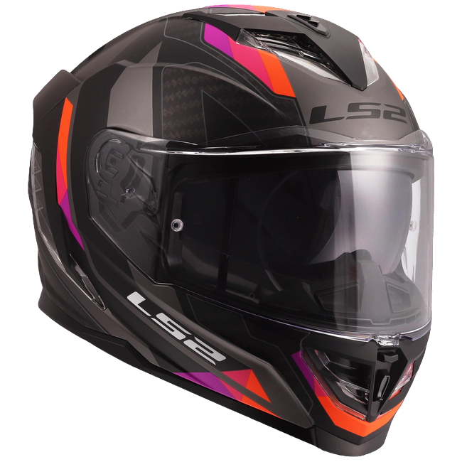 LS2 FF818 Storm III Helmet – Sporty Grey/Purple