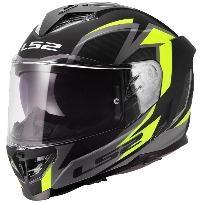 LS2 FF818 Storm III Helmet – Dynamo Black/Hi-Vis Yellow