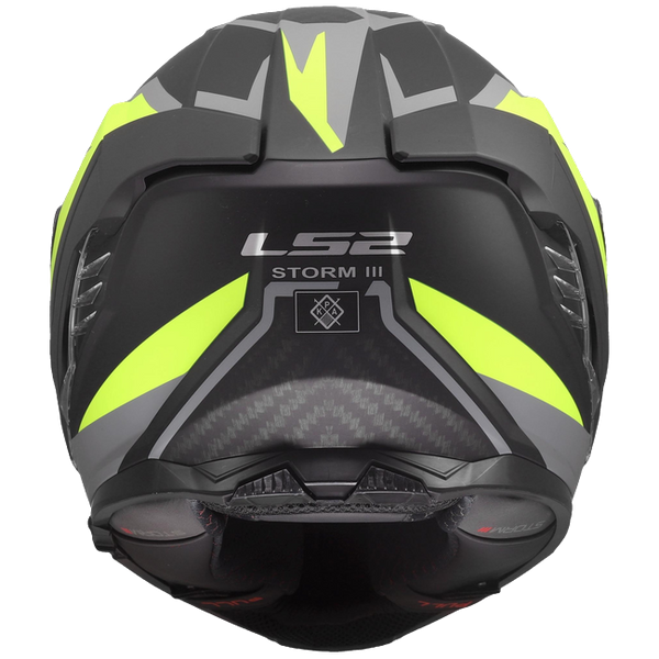 LS2 FF818 Storm III Helmet – Dynamo Black/Hi-Vis Yellow