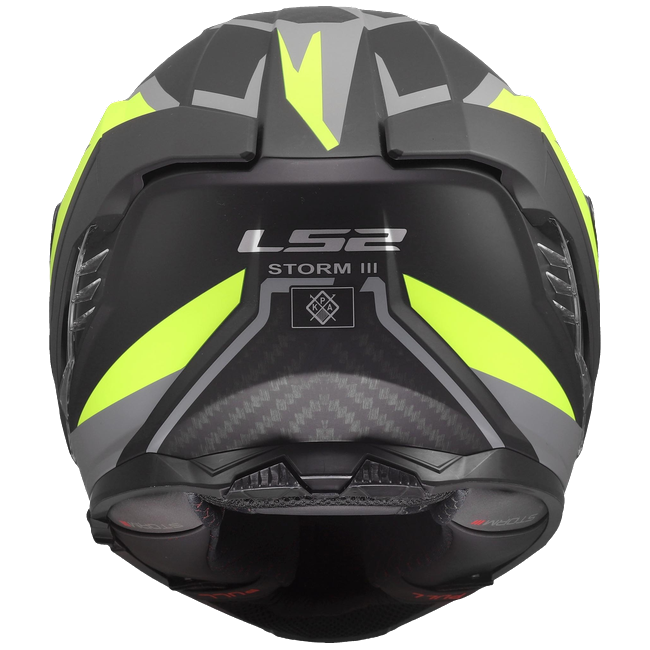 LS2 FF818 Storm III Helmet – Dynamo Black/Hi-Vis Yellow