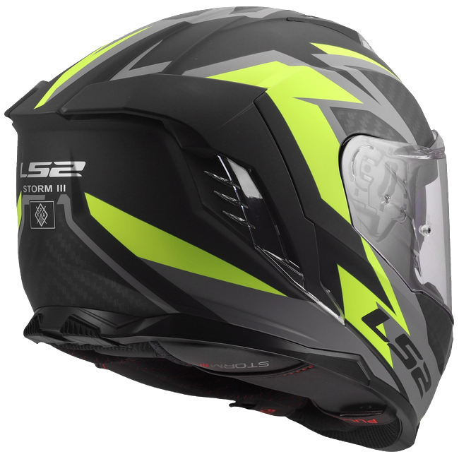 LS2 FF818 Storm III Helmet – Dynamo Black/Hi-Vis Yellow