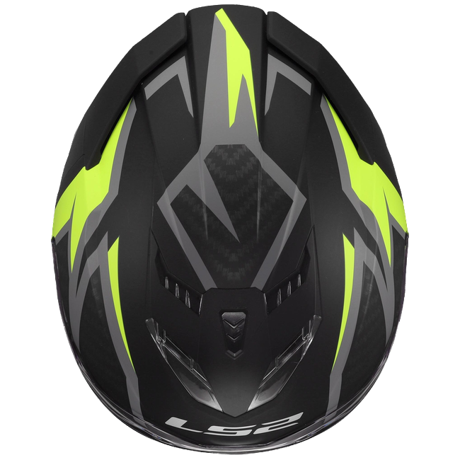 LS2 FF818 Storm III Helmet – Dynamo Black/Hi-Vis Yellow